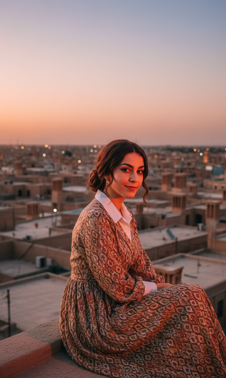 Woman, Girl - AI Prompt Example Image